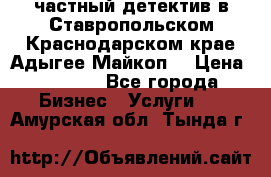 частный детектив в Ставропольском,Краснодарском крае,Адыгее(Майкоп) › Цена ­ 3 000 - Все города Бизнес » Услуги   . Амурская обл.,Тында г.